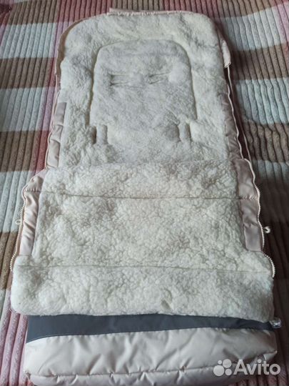 Зимний конверт в коляску и санки