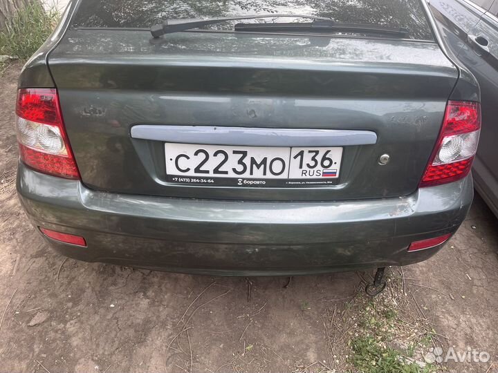 Задний бампер priora 1 хэтчбек