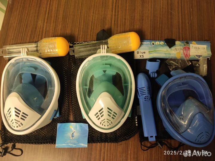 Маска для снорклинга и плаванья