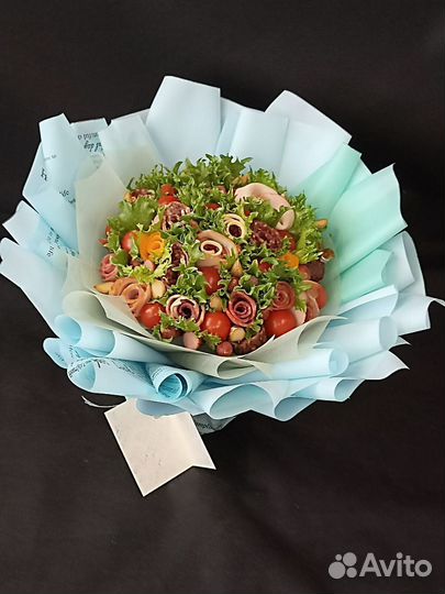 Букет из мясных роз