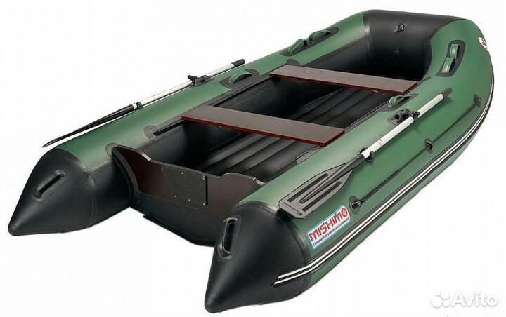 Лодка mishimo lite 350 Зеленый-черный