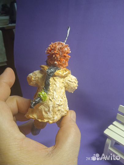 Ватные елочные игрушки