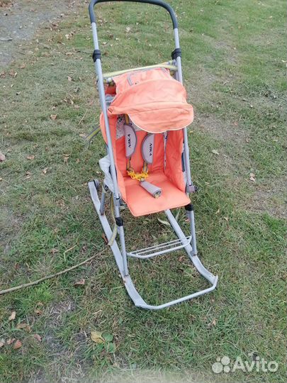 Детские санки с колесами