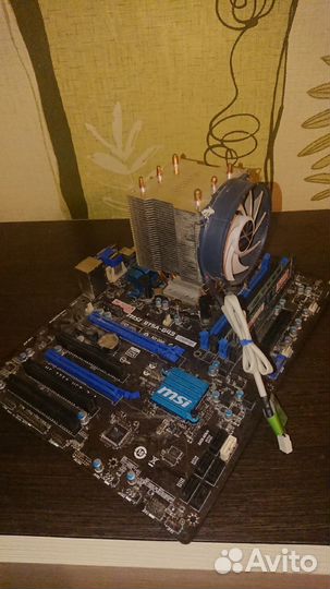 Материнка,процессор,кулер,12гб оперативки