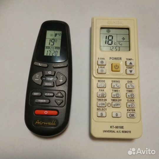 Пульт от кондиционера Airwell и универсальный