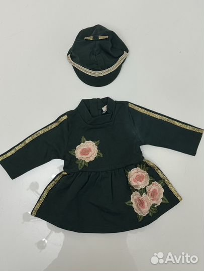 Детское платье с кепкой
