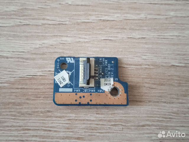 Плата кнопки включения Toshiba L850-B5K