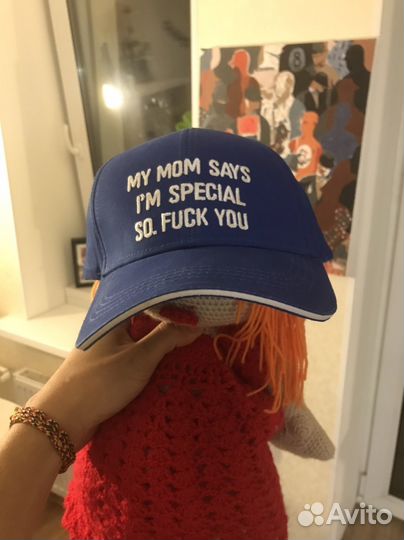 Кепка с надписью