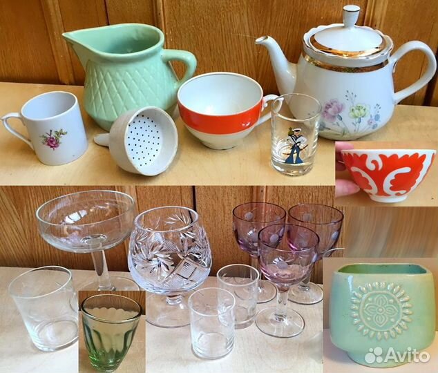 Стекло керамика фарфор СССР (посуда)