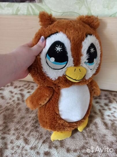 Плюшевая игрушка сова 30см