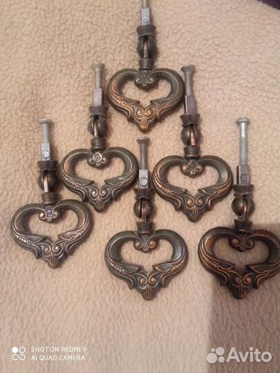 Винтаж набор ручки бу 6 шт