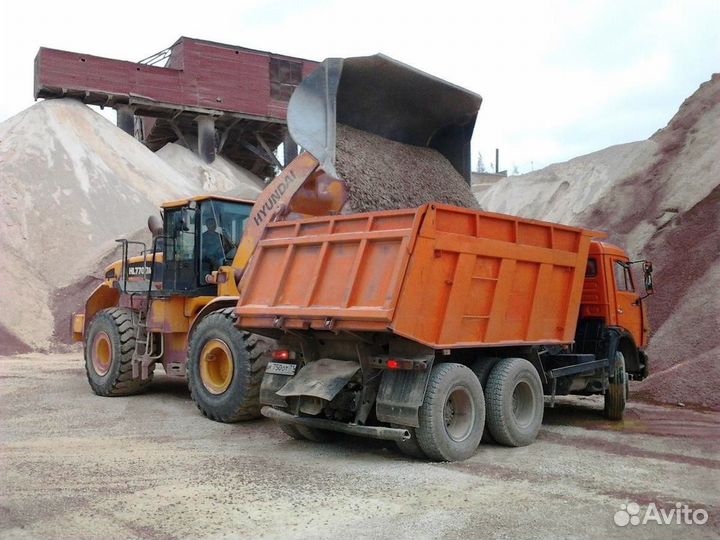 Щебень \ Песок \ Отсев строительный оптом от трех