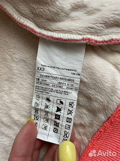 Толстовка benetton для девочки
