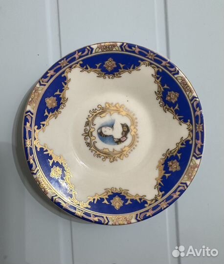 Кофейная пара, ручная работа золото Германия 20в