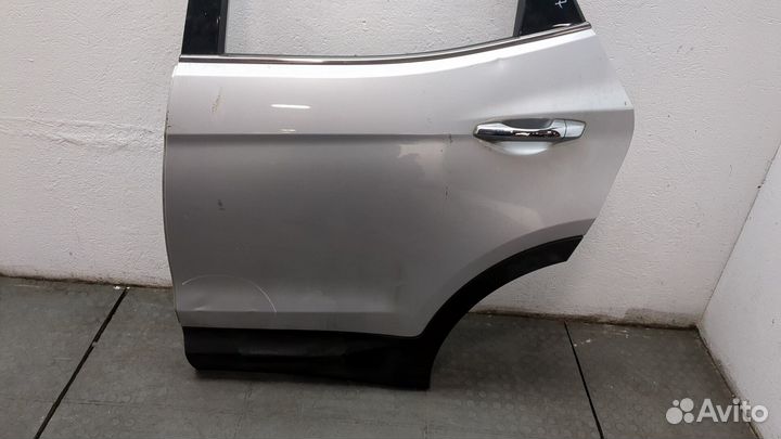 Дверь боковая левая задняя Hyundai Santa Fe, 2014