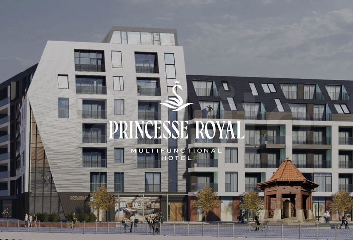 1-к. апартаменты, 58,1 м², 6/7 эт.