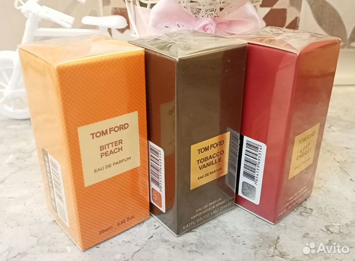 Tom Ford Lost Cherry/Bitter Peach/Tobacco Vanille