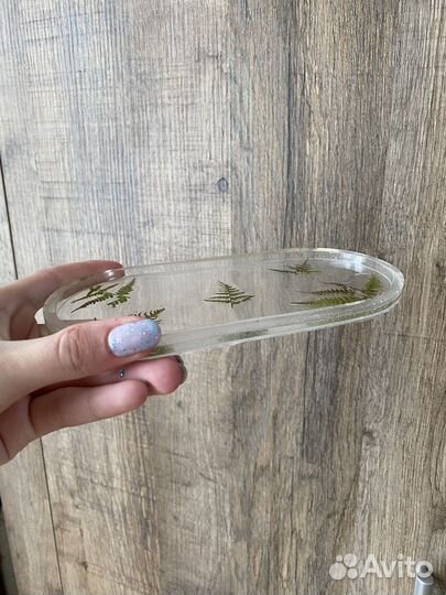 Поднос из эпоксидной смолы