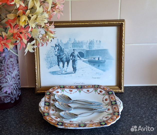 Ложки столовые 6 штук Англия