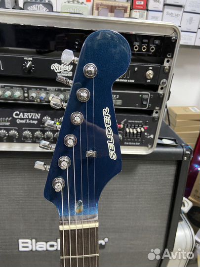 Электрогитара Selder Stratocaster, цвет Green Lame