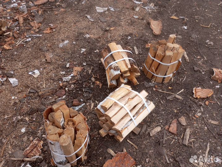 Дрова березовые в мешках