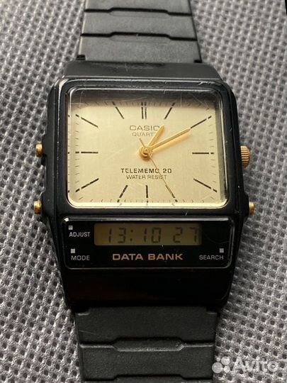 Часы Casio Data Bank Telememo 20 винтаж 1987 г