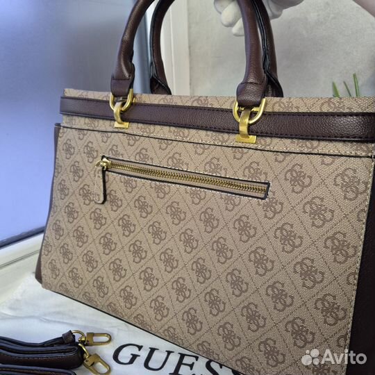 Сумка тоут Guess Sestri Logo Luxury Satchel новая