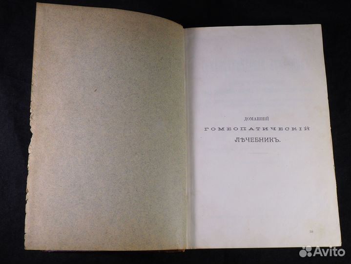Б. Гиршель «Гомеопатический лечебник». 1879 год