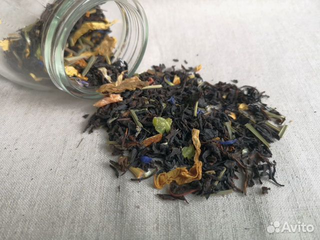 Свежесть лимона, черный чай ароматизированный