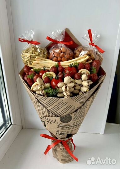 Съедобные букеты для мужчин