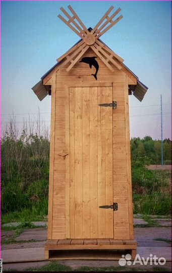 Уличный туалет с установкой BLU777