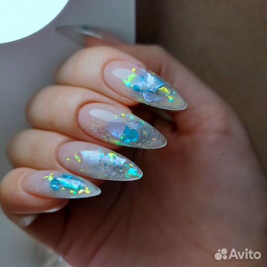 Наращивание ногтей гель-лак