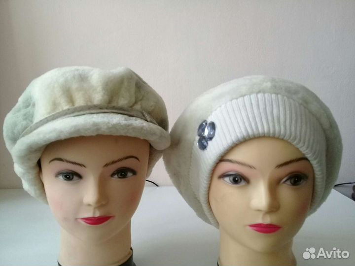 Берет натуральный мех