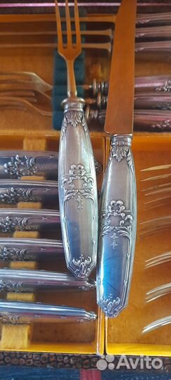 Антикварное серебро-набор.Франция