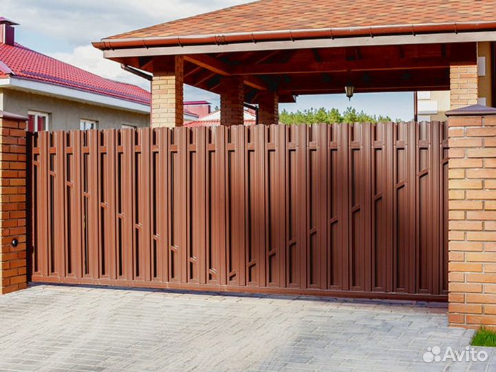 Ворота на дачу 