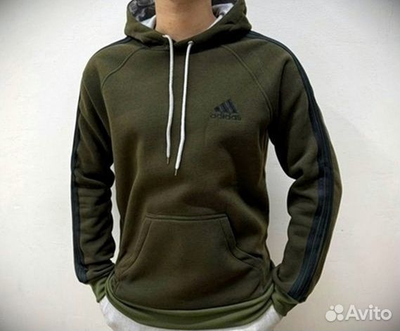 Худи Adidas теплое (на флисе)