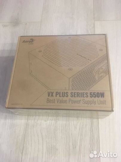 Блок питания aerocool vx plus 550w