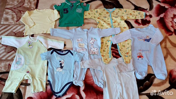 Пакет (комплект) детских вещей 4-9 мес