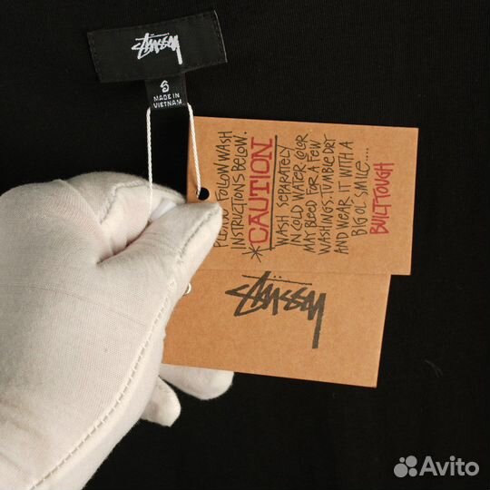 Футболка stussy reverse черная