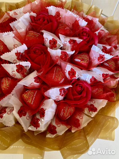 Сладкие букеты из конфет