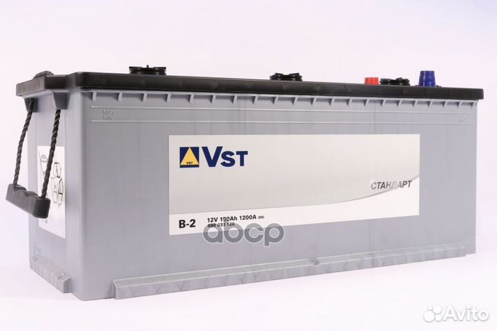 Аккумуляторная батарея 6ст-190 190Ah 1200A