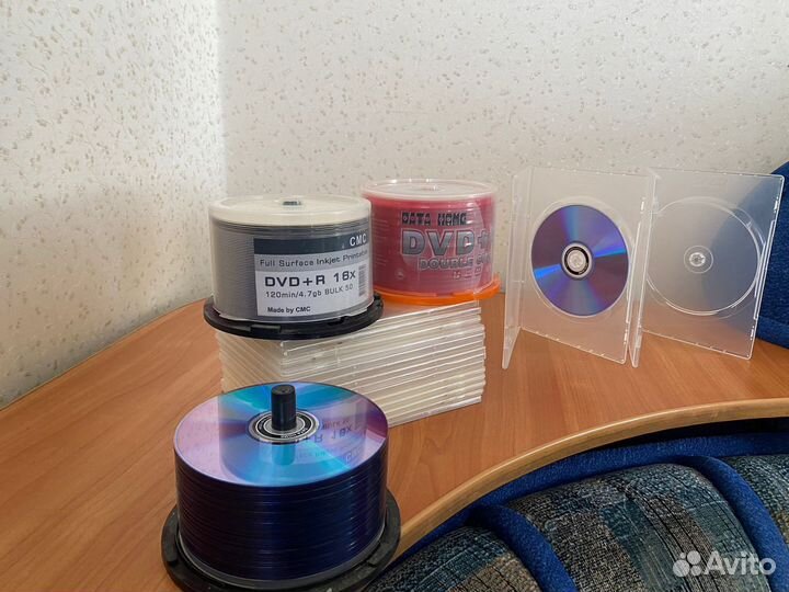 Пустые Диски DVD+Боксы