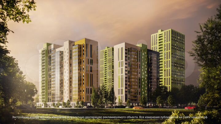 1-к. квартира, 35,9 м², 22/25 эт.