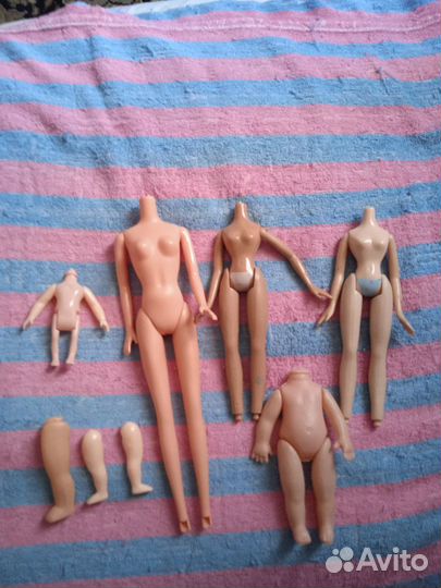 Головы и тела куклы Барби