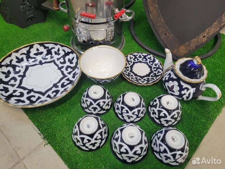 Набор посуды 6 персон Узбекский Пахта