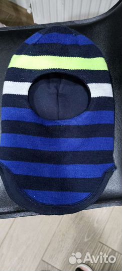 Шапка шлем для мальчика зима