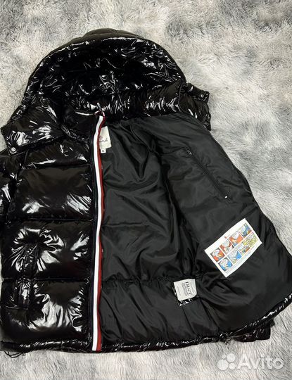 Пуховик Moncler maya глянцевый