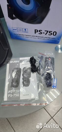 Портативная аудиосистема Sven PS-750