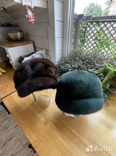 Шапка норковая женская