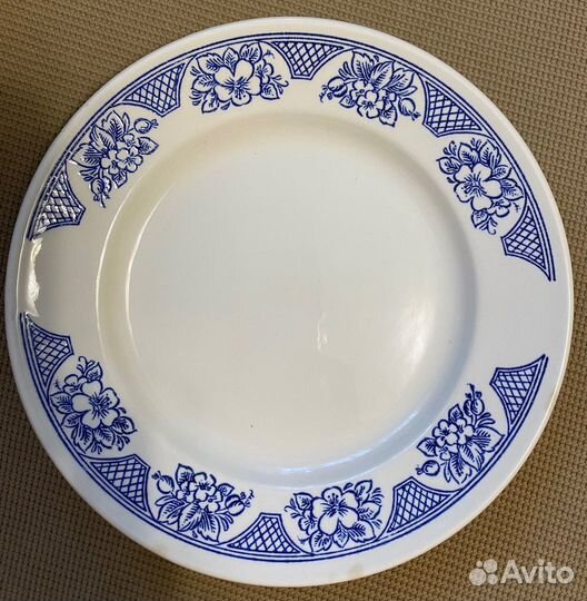 Тарелки СССР: зик Конаково, Дулево, Добруш